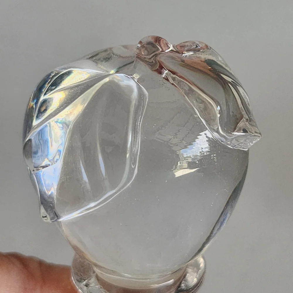 Mikasa Austrian Crystal Apple Bottle Wine Stopper New In Box